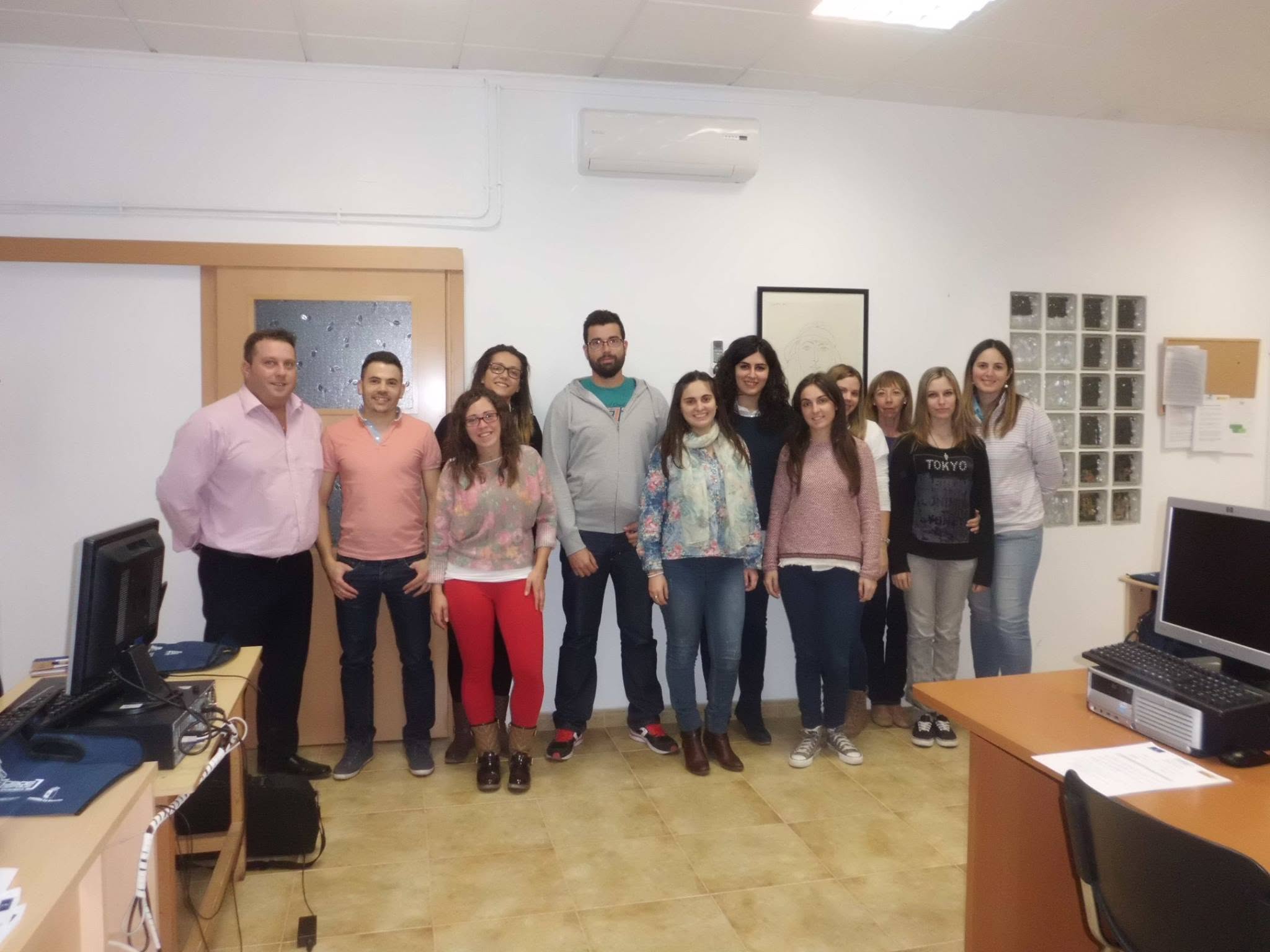 Alumnos y alumnas del centro